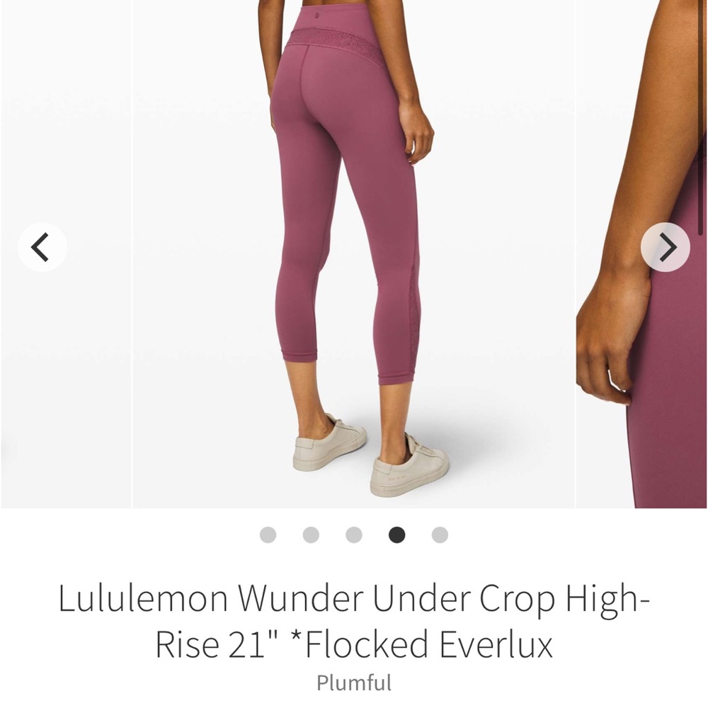 Lululemon Wunder Under Crop High-Rise 21”